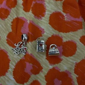 Charms 3 for Pandora bracelet